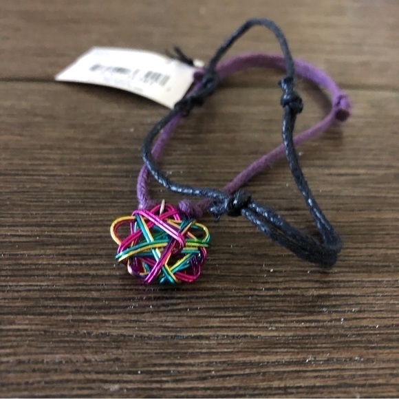 Star wire charm bracelet set - Picture 2 of 2